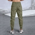 thumbnail image 4 of Men's Cargo Pants 1 Year Mechanic Pants Shuffle Purse Sleepers Bedroom 4 Year Canvas Mens Big N Tall for Men L Mens Sports Casual Daily Outdoor Running Training Cargo Stylish Green XS, 4 of 5