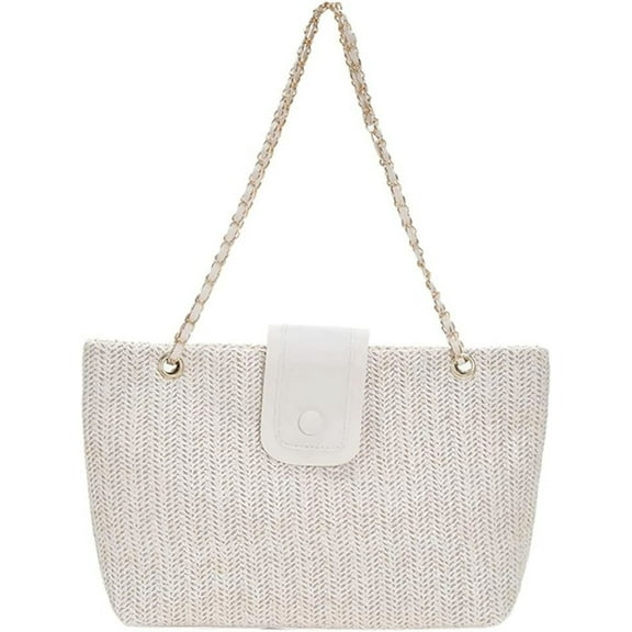 Kukuzhu Hobo Purse for Women Straw Shoulder Handbags Fashion Summer Straw Purses and Handbags Summer