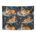thumbnail image 5 of Orinice Dog Stars Space Art Tapestry Wall Hanging Unique Style Home Wall Decor for Living Room Bedroom Farmhouse Dorm 60x50inch, 5 of 6