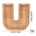 thumbnail image 3 of Dvkptbk Piggy Bank Personalized Wooden Name Money Box Wooden Deposit Box Twenty Six English Letters Home Decor, 3 of 5