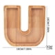 thumbnail image 3 of Caja de dinero personalizada de madera con nombre | Caja de Ahorro Personalizada en Forma de Letra | Madera Natural Artesanal | Exposición de monedas transparente | Regalo decorativo ideal, diseño, 3 of 5
