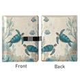 thumbnail image 2 of Leather Notebook with Pen Holder Writing Notepad Includes 100 Pages Lined Journal Underwater Scene Featuring, 2 of 6