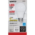 thumbnail image 2 of Satco A19 E26 (Medium) LED Bulb Warm White 60 Watt Equivalence 1 pk, 2 of 4