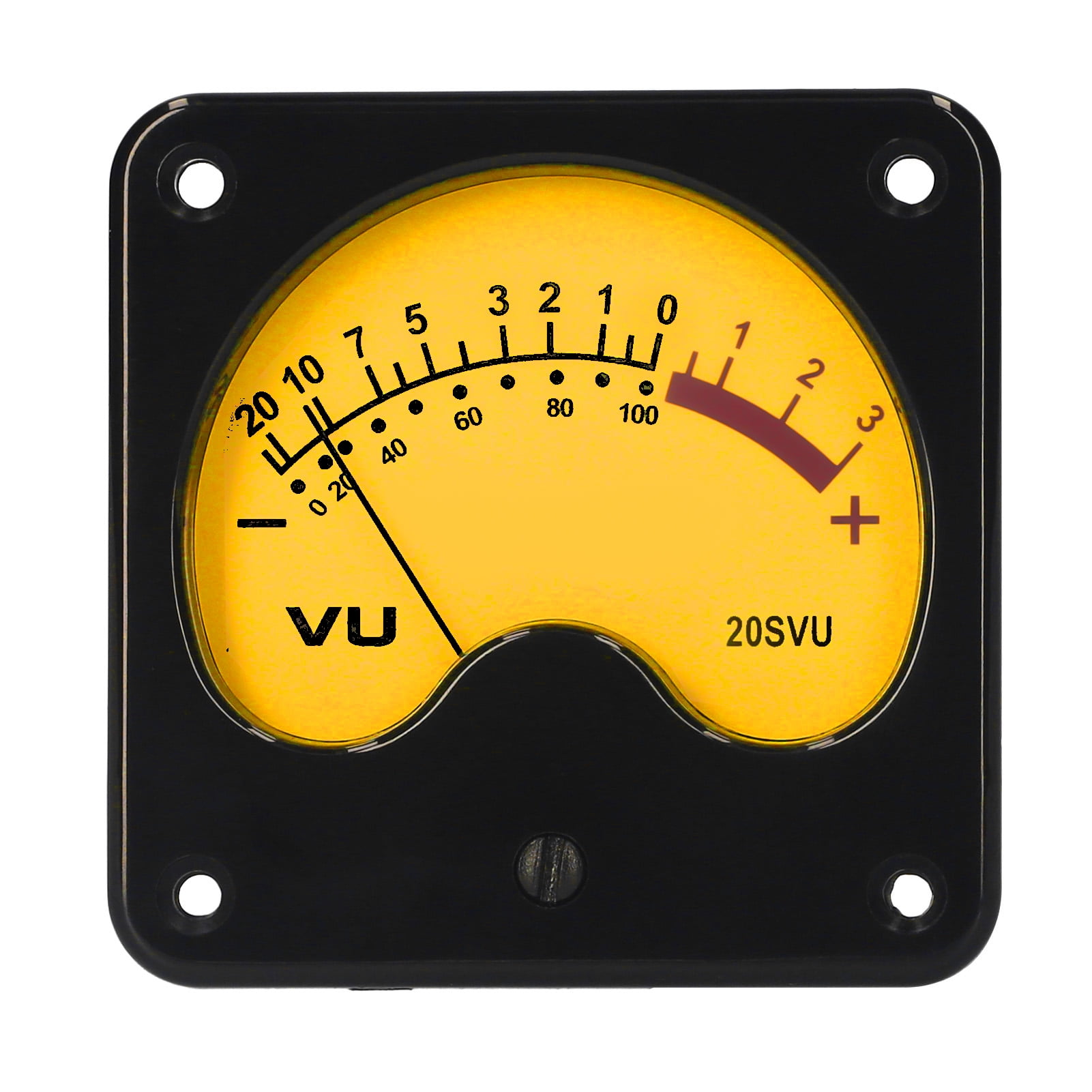 VU Meter Dual Analog Panel DB Audio Sound Level Display Indicator for Amplifier 