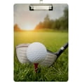 thumbnail image 2 of FMSHPON Golf Club Ball Clipboard Hardboard Wood Nursing Clip Board and Pull for Standard A4 Letter 13x9 inches, 2 of 8
