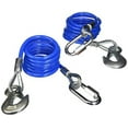 thumbnail image 3 of Roadmaster Trailer Safety Cable 643 6000 Pound Rated; 68 Inch Length; Galvanized Steel; With Single Snap Hook Coiled; Set Of 2, 3 of 4