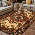 thumbnail image 2 of Fsddascl Bohemian Flower Outdoor Rug for Patio/Deck/Porch, Non-Slip Large Area Rug 5 x 8 Ft, Boho Tribal Colorful Distressed Printed Indoor Outdoor Rugs Washable Area Rugs, Camping Rug Carpet, 2 of 5