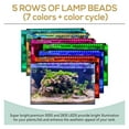 thumbnail image 3 of 60/75/90cm WRGB Aquarium Light With Timer Waterproof Fish Tank LED Light Underwater Lamp Aquariums Decor Lighting Planted Lights ,Easy to Install, 3 of 7