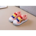 thumbnail image 2 of Children canvas shoes spring and autumn girls white shoes rainbow single shoes hundred boys shoes board shoes baby, 2 of 3