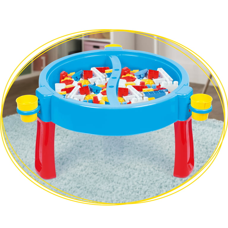 DOLU Toys - 2-in-1 Activity Table with 100 Jumbo Blocks