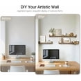 thumbnail image 5 of Floating Shelves for Wall, Set of 4 Solid Wood Wall Mounted Shelves, 16" Rustic Walnut Display Shelf with Reinforced Hardware for Bedroom, Living Room, Bathroom, and Kitchen Decor, 5 of 9