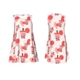 thumbnail image 3 of Bixox Robe Trapèze Sans Manches à Imprimé Milk Tea5 pour Femmes avec Poches, Robe Débardeur Décontractée Longueur Genou pour l'Été - X-Grand, 3 of 7