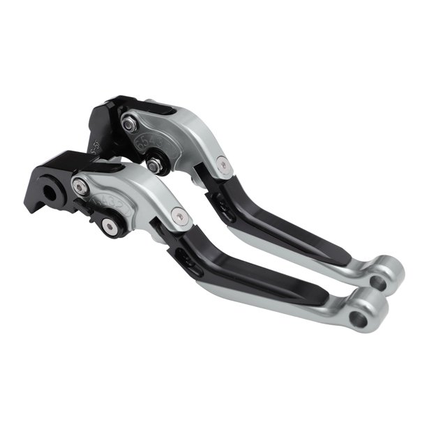 Palancas de freno y embrague cortas únicas para Aprilia RSV4 2009-2022, palanca de freno ajustable en 6 posiciones, aleación de aluminio T6 6061, tono titanio, 1 juego