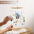 thumbnail image 5 of Mamimami Home Boho Cloud Macrame Baby Crib Mobile with Hanging Rotating Toys, Blue, 5 of 7