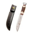 thumbnail image 3 of Camping Scabbard with Waist Clip, PU Leather Holster for Outdoor Knife and Gear, 3 of 7