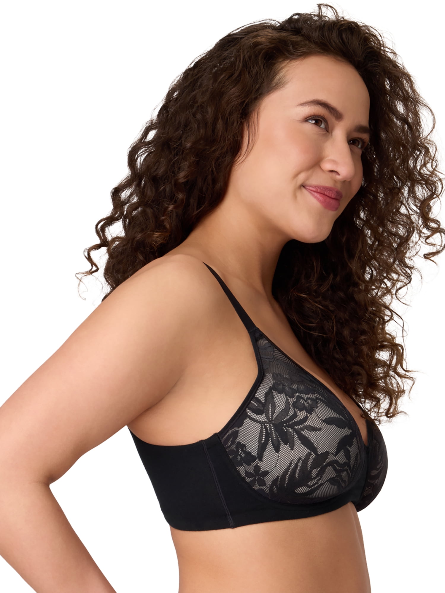 Bali Women's Cotton Modal Wireless Bra with Foam Cups
