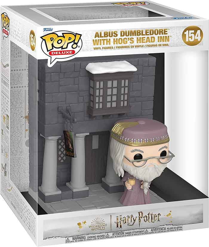 Pop Movies Harry Potter Figurine Articulée 3.75 Pouces - Albus Dumbledore avec Hog's Head Inn154