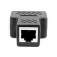 thumbnail image 2 of 2021 New Arrival Practical RJ45 Splitter Adapter 1 to 2 Ways Dual Female Port CAT5/6 LAN Ethernet Cable High Performance, 2 of 7
