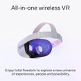 thumbnail image 4 of Refurbished Oculus Meta Quest 2 128GB Virtual Reality Headset - Light Grey - B Grade, 4 of 4