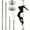 82-108" Silver, variant on KFFKFF Expert Dance Pole, Rotating and Stationary Dance Pole Set, Detachable Portable Pole, 45mm Robust Stainless Steel Pole, Fitness Pole with Adjustable Height, Suitable for Workout Home, Silver