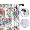 thumbnail image 4 of Blackout Kids Curtains,Pioneer Flower Floral Print Pattern Childrens Insulated Curtains Set Of 2,Bedroom Essentials,Toddler Room Decor 42"x54", 4 of 5