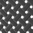 thumbnail image 3 of Rubber-Cal "Paw-Grip" 100% Nitrile Non-Slip Rubber Matting - 3/8 in x 34 in x 10 ft - Black, 3 of 6