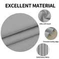 thumbnail image 2 of Easy-Going 100% Blackout Grommet Curtain, 2 Panels Room Darkening and Noise Reduction Window Drapes, 52" x 63", Light Gray, 2 of 9