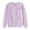 Purple, variant on Wancir Girls' Long Sleeve Knitted Cardigan Kids Button Closure Shrug Sweaters Cropped Jacket Cover Up Tops