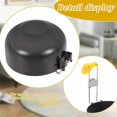 thumbnail image 3 of 4 Pack Stainless Steel Egg Poacher Folding Egg Poacher Pan Non-Stick Hang Ear Egg Boiler Egg Rings for Perfect Poached Eggs, 3 of 5