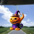 thumbnail image 4 of Halloween Pumpkin Pendant-Halloween Decorations-Halloween Pumpkin Teapot Ornament Rearview Charm for Car Interior Cute Halloween Car Decoration Fall Seasonal Accessories for Women and Girls, 4 of 9