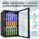 thumbnail image 1 of EUHOMY Frigobar, Mini Refrigerador de 3.2 pies cúbicos para 126 Latas, Refrigerador Pequeño con Estantes Ajustables, Termostato Ajustable, para Dormitorio/Oficina/Hogar, Negro, 1 of 8