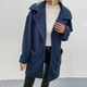 thumbnail image 2 of Moda mujer invierno cálido sólido invierno alargado felpa manga larga prendas de vestir Fridja  fksj4934, 2 of 5