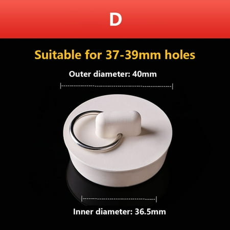 

Drain Stopper Rubber Plug Replacement for Bathtub Kitchen Sink Bathroom Shower