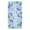thumbnail image 2 of Flower Butterfly Plaid Microfiber Kitchen Towel for Hand Dry Bathroom Cleaning Cloth Set Printed Beach Towels, 2 of 6