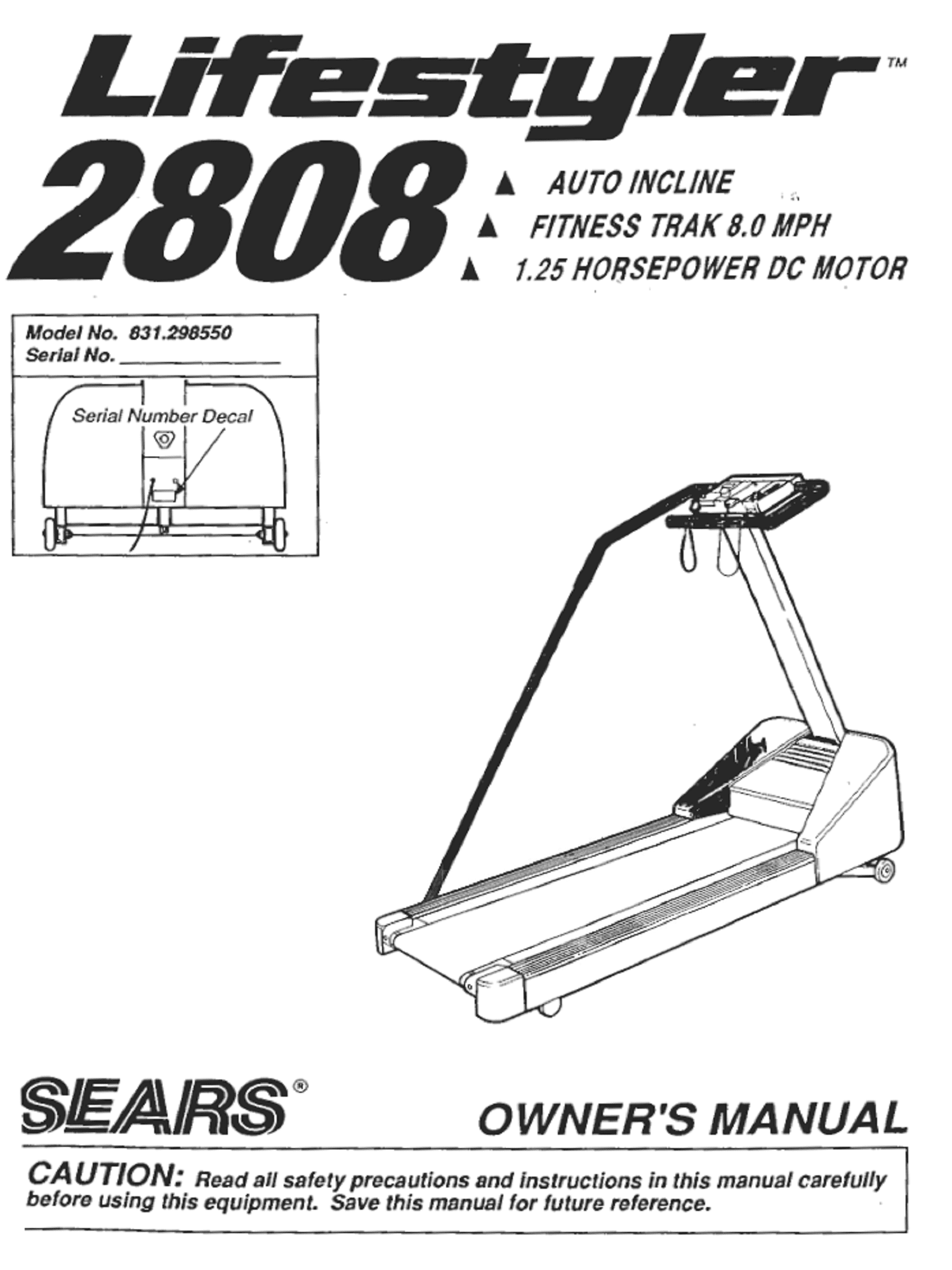 Lifestyler 8.0 treadmill price sale