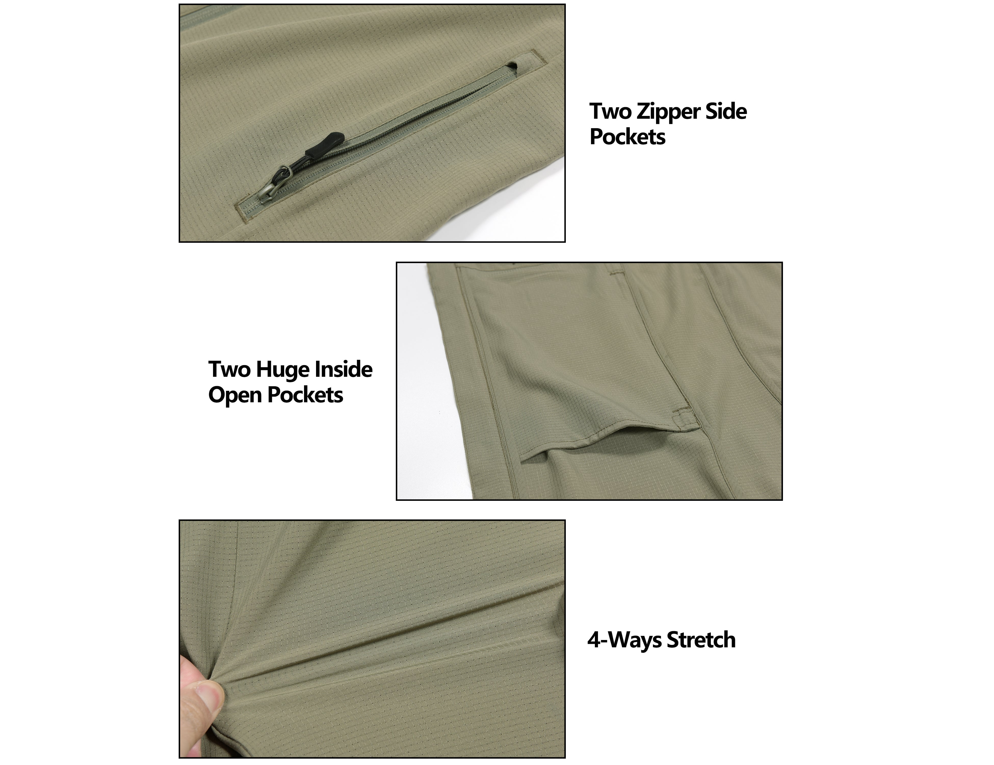 Little Donkey Andy Women's UV Protection Hiking Jackets Breathable Hooded Shirts for Fishing Camp with Air-Holes Sage Size L