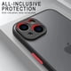 thumbnail image 5 of Coque de téléphone mat en Silicone souple, étui antichoc pour IPhone 13 12 11 14 Pro Max Mini X XS Max XR 15 7 8 Plus SE, 5 of 5