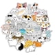 thumbnail image 1 of 100 Uds. Pegatinas de grafiti lindo gatito y cachorro teléfono móvil taza de agua ordenador pegatinas de tienda de mano impermeables, 1 of 5