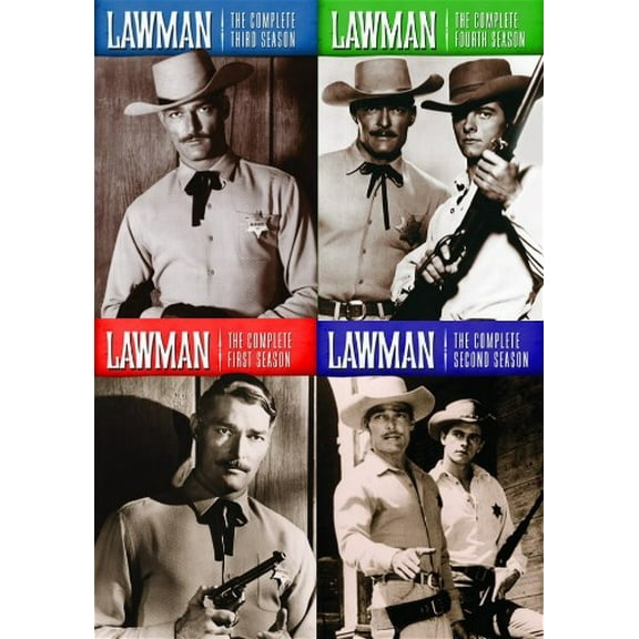 Lawman: The Complete TV Series, Seasons 1, 2, 3 & 4 (DVD-R)