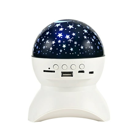 

Rechargeable Bluetooth Music Projection Light Speaker Sky Light Dreamy Water Pattern Light Bedroom KTV Dazzling Stage Light Lamps & Lighting Gifts for Women Men