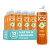 Sparkling Ice Tea + Lemonade Sparkling Water, 17 Fl Oz Bottles (Pack of 12)