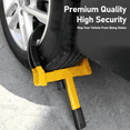 thumbnail image 6 of 2 Packs Heavy Duty Trailer Wheel Clamp, Yellow/Black Universal Security Tire Lock, Adjustable Anti Theft Lock for Trailers SUV Boats ATVs Motorcycles Golf Cart, 6 Alike Keys, 6 of 6