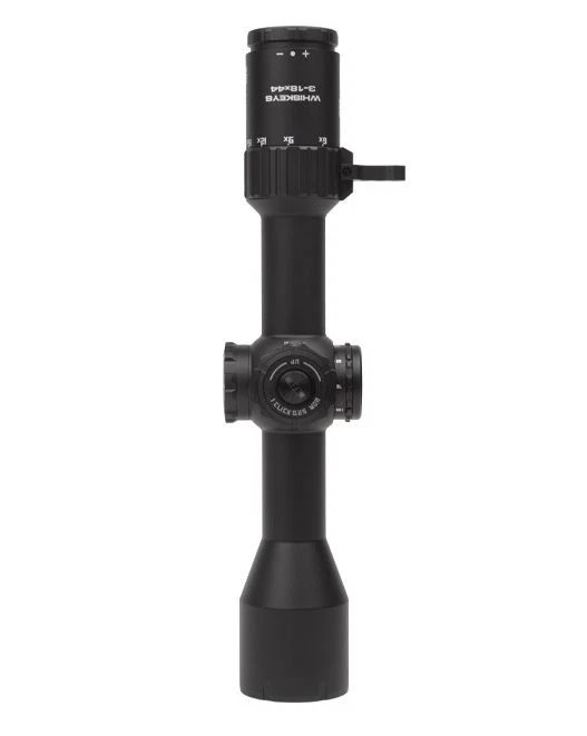 Sig Sauer WHISKEY6 Scope 3-18x44mm, 30mm, FFP, MOA Milling Hunter 2.0, Locking 0.25 MOA ADJ, Black