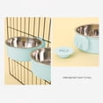 thumbnail image 6 of Stainless Steel Hanging Dog Bowl | 2-in-1 Food & Water Dish for Crates | Adjustable Clip for Small, Medium & Large Pets | Removable for Easy Cleaning, 6 of 6