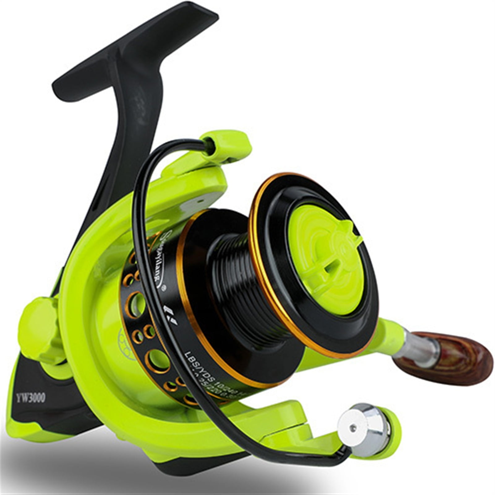 Spinning Fishing Reel 1000-3000 Series 5.2:1 12BB Metal Coil Fishing Reel Boat Rock Carp Fishing Reel Fishing Tackle