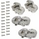 thumbnail image 4 of 3D 90-Degree Flip and Lid Hinge, Folding Door Hinges for Kitchen Cabinet Cupboard - Set of 4 Invisible Hinges, 4 of 5