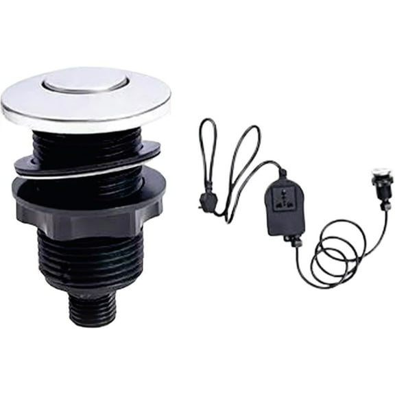 Equator Advanced Appliances Air Switch for Garbage Disposal - Countertop Operation - 110V 12A - GDAS 01 - Safe & Easy Install