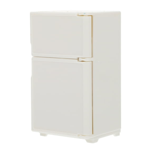 KAKOWELY Mini refrigerador para casa, adorno de bricolaje, modelo de minimueble, refrigerador en miniatura