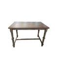 thumbnail image 2 of Contemporary Home Living 2-Drawer Solid Rectangular Bar Table - 54" - Walnut Brown, 2 of 9