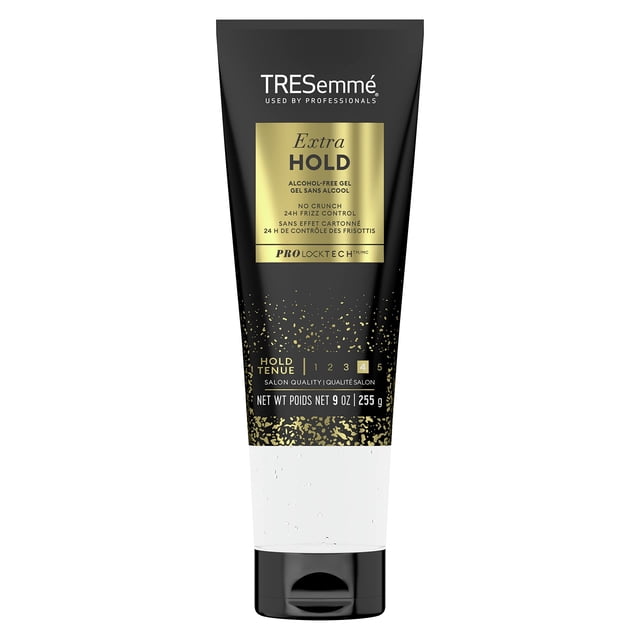 Gel para el cabello TRESemmé Extra Hold, sin alcohol, 270 ml, Frizz Control